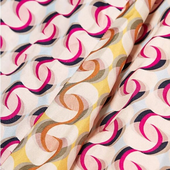 NWT Olivia Palermo printed halter silk maxi dress - Picture 7 of 13